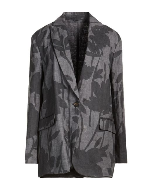 Brunello Cucinelli Gray Blazer