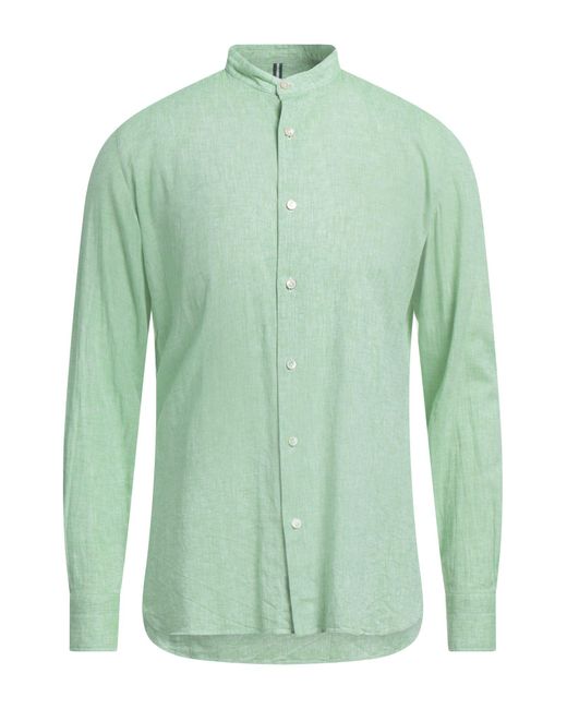 Luigi Borrelli Napoli Green Shirt for men