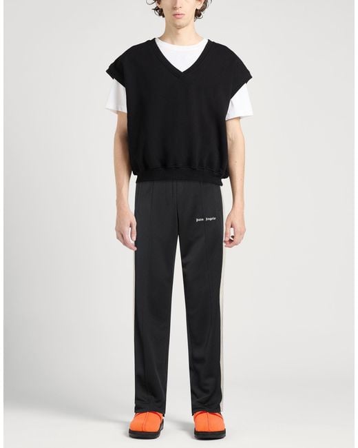 Palm Angels Black Trouser for men