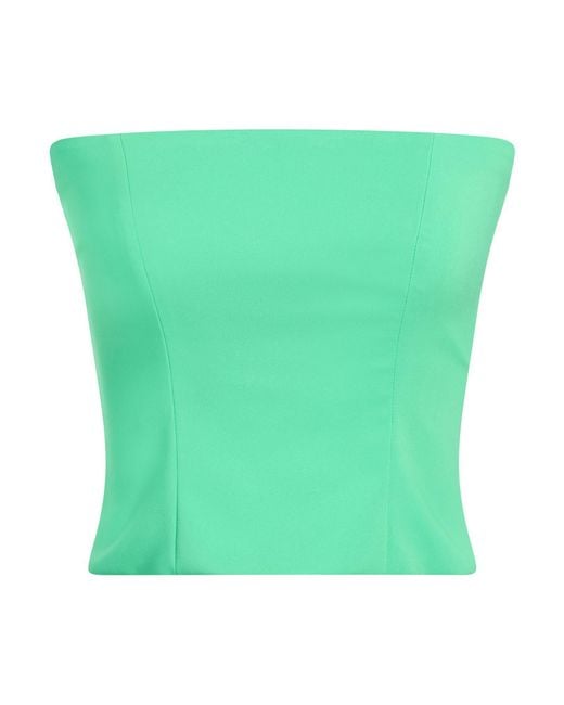 alma sanchez Green Top Polyester, Elastane