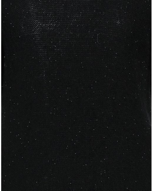 Rossopuro Black Sweater Polyamide, Acrylic, Fiberglass, Alpaca Wool, Wool