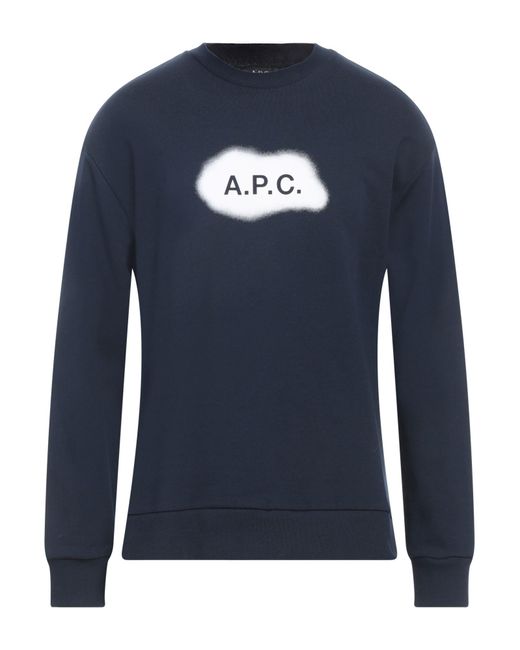 A.P.C. Blue Sweatshirt for men