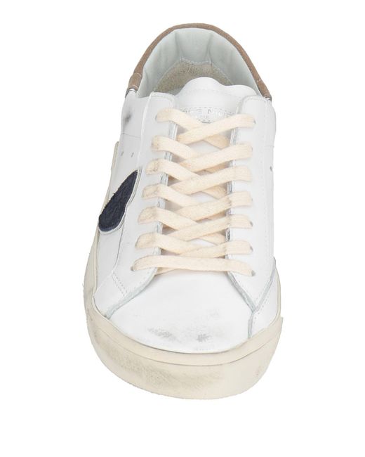 Philippe Model White Trainers for men