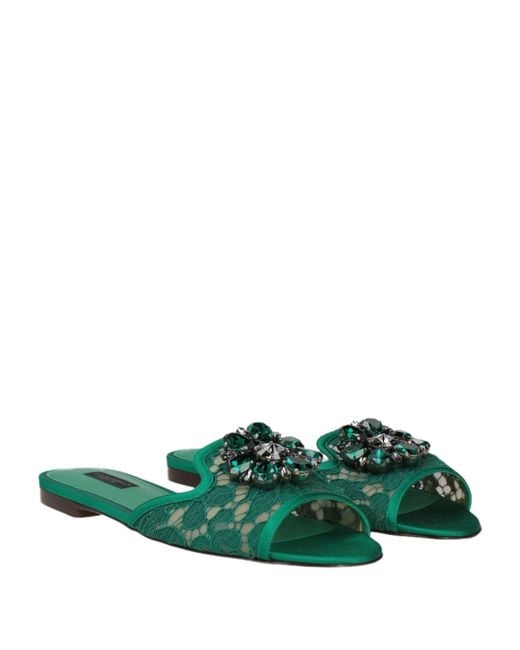 Dolce & Gabbana Green Sandals