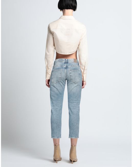 AG Jeans Blue Cropped Jeans