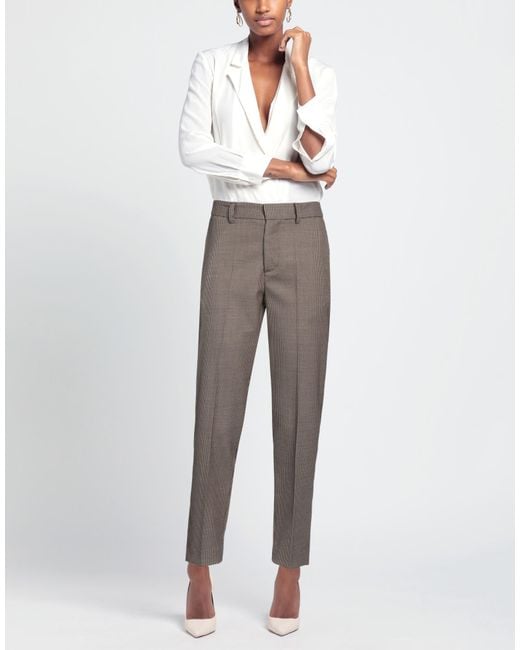 P.A.R.O.S.H. Gray Pants Virgin Wool, Elastane