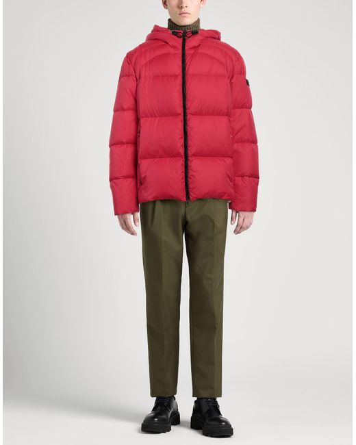 Peuterey Red Puffer Polyamide for men