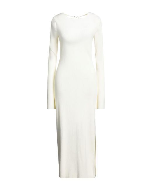 Mach & Mach White Maxi Dress