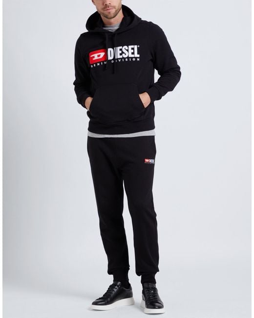 DIESEL Black Sweatshirt for men