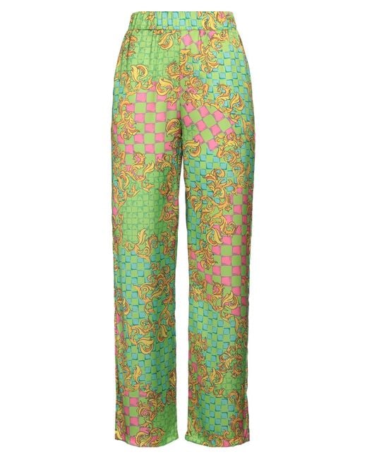 Zoe Green Pants Polyester