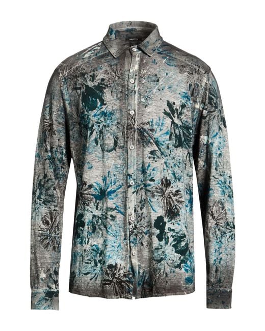 Avant Toi Green Shirt Linen for men