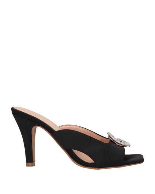Gaelle Paris Black Sandale