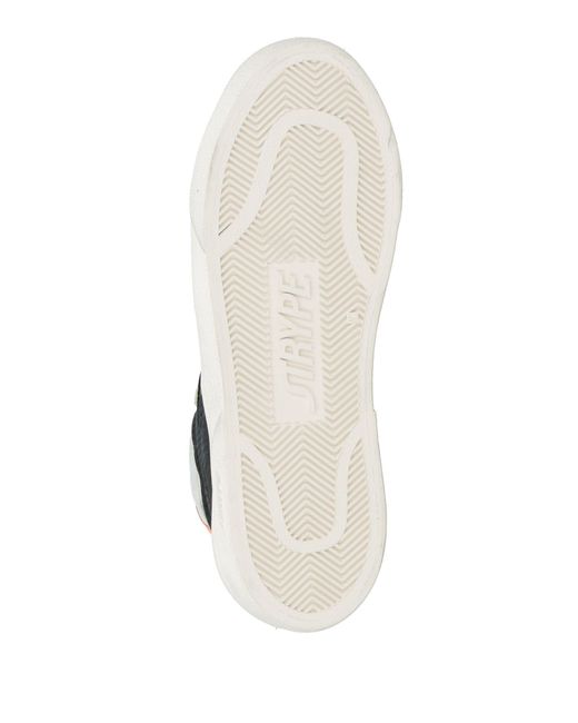 Strype Green Trainers
