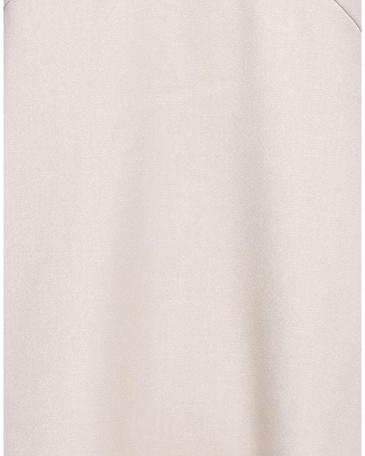 Camicettasnob White Mini Dress Polyester, Viscose, Elastane