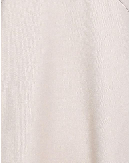 Camicettasnob White Mini Dress Polyester, Viscose, Elastane