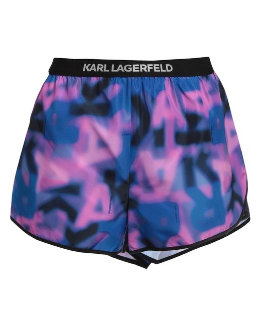 Karl Lagerfeld Blue Beach Shorts And Trousers