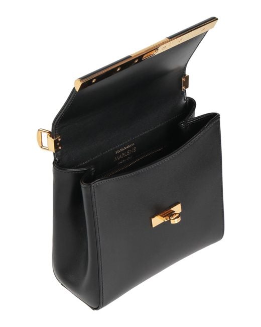 Dolce & Gabbana Black Cross-Body Bag Calfskin