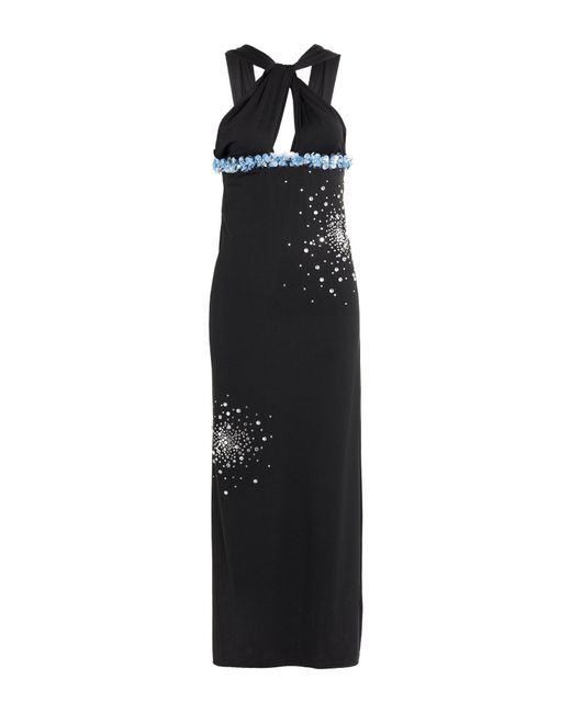 DES_PHEMMES Black Midi-Kleid