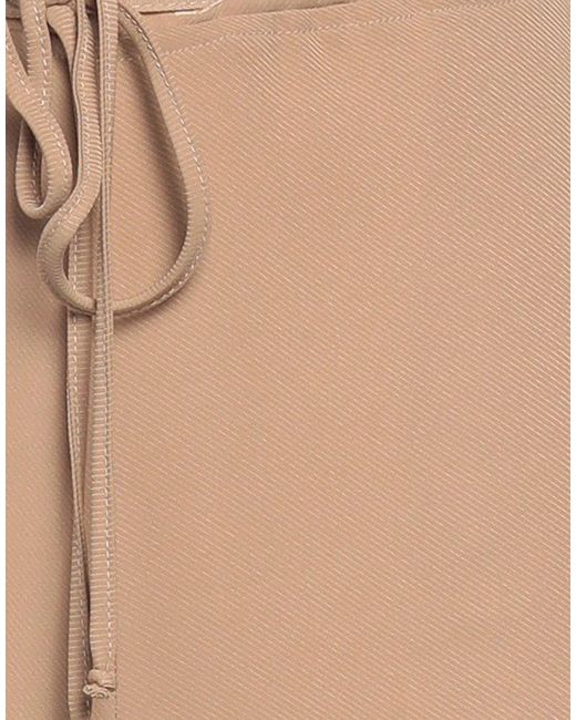 .., merci italia Natural Camel Pants Polyester, Viscose