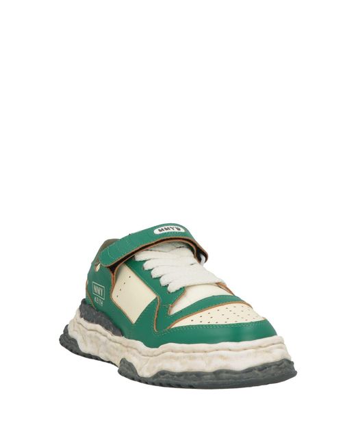 Maison Mihara Yasuhiro Green Trainers for men