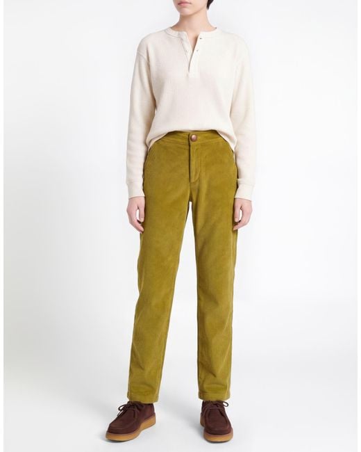 MVP WARDROBE Green Khaki Pants Cotton