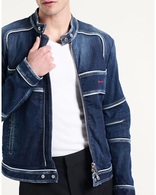 DSquared² Blue Denim Outerwear for men