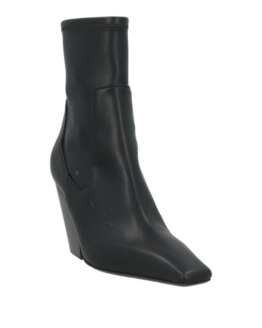 Casadei Black Ankle Boots Leather