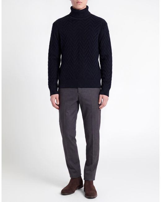 Paul & Shark Blue Midnight Turtleneck Virgin Wool for men