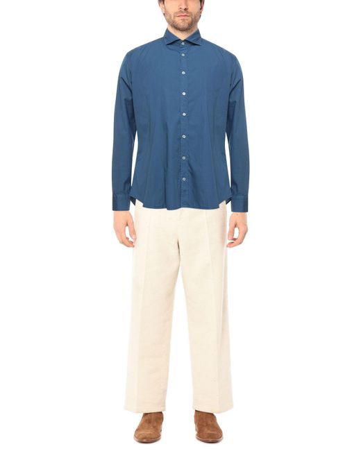 BASTONCINO Blue Shirt for men