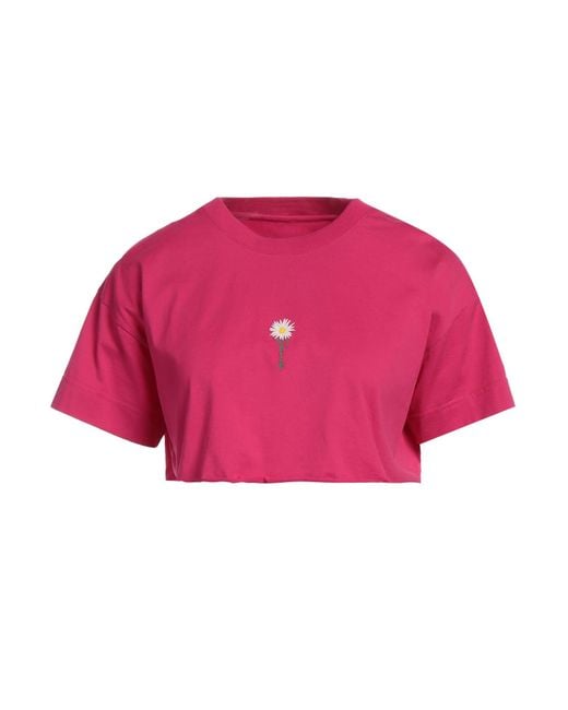 Givenchy Women's Red T-Shirt Cotton