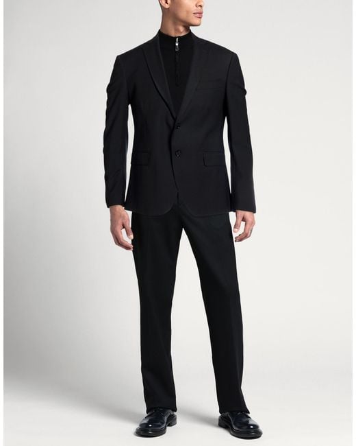 Exte Black Blazer Wool for men
