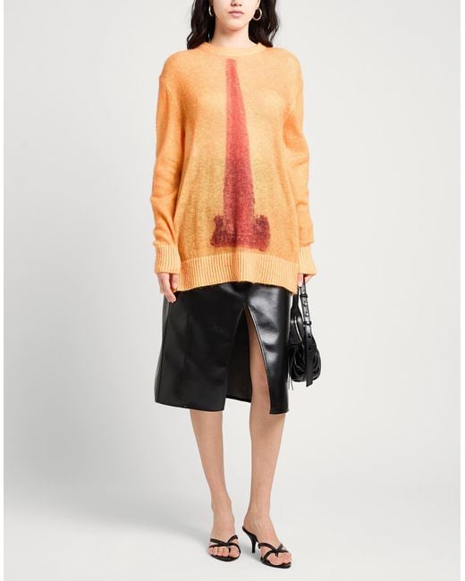 Givenchy Orange Sweater Mohair Wool, Polyamide, Wool