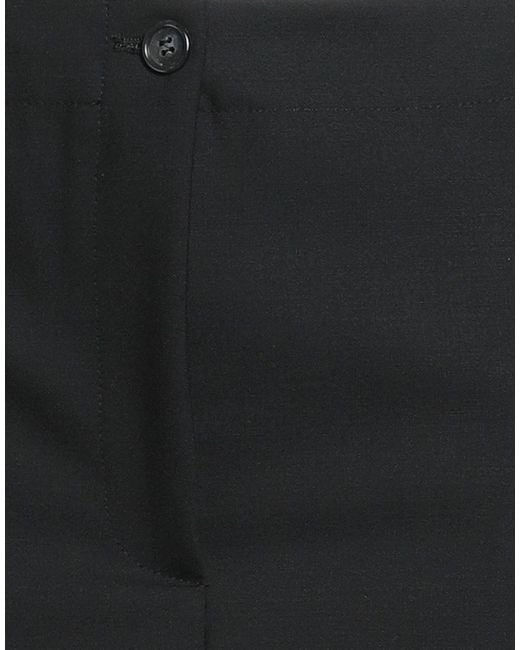 Ottod'Ame Black Mini Skirt Polyester, Virgin Wool, Elastane