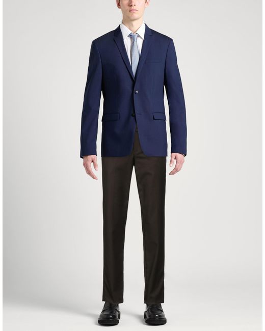 Barbati Gray Pants Polyester, Viscose, Elastane for men