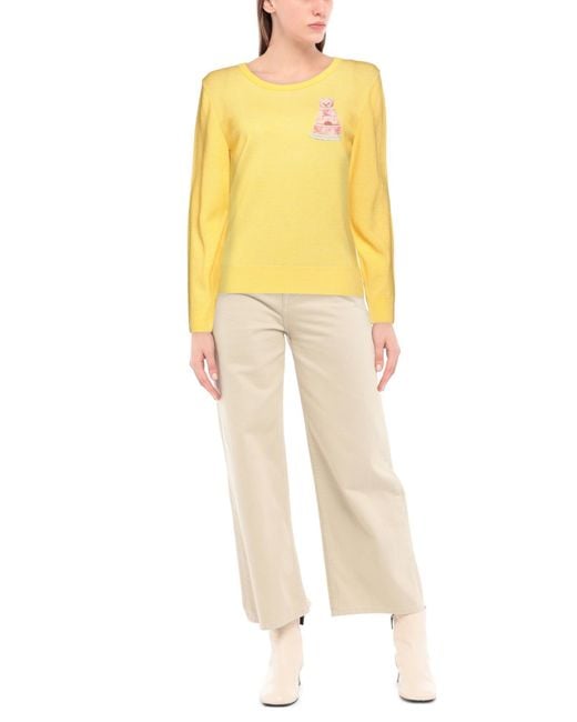 Moschino Yellow Sweater