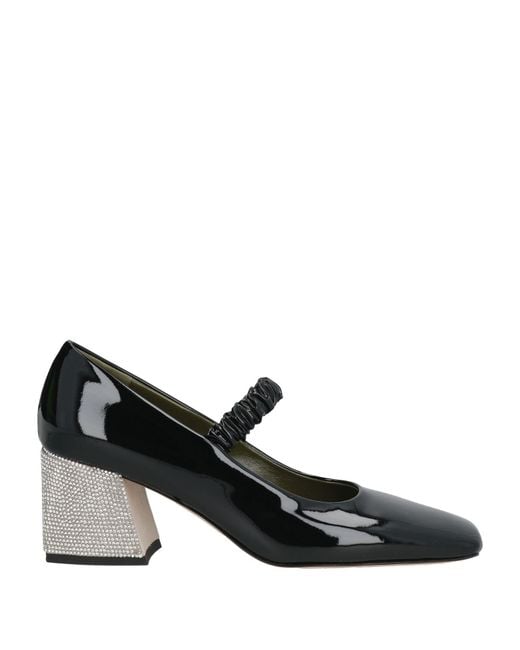 MARIA LUCA Black Pumps Leather