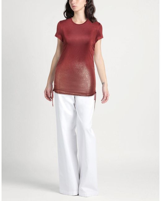 DIESEL Red Top Acetate, Elastane