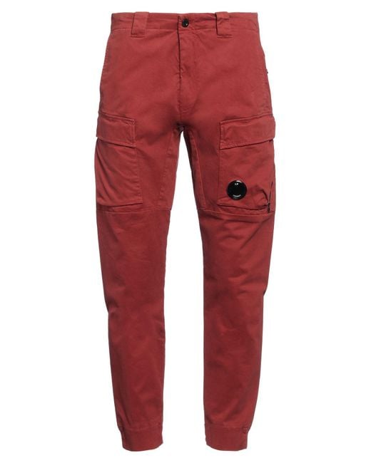 C P Company Red Trouser for men