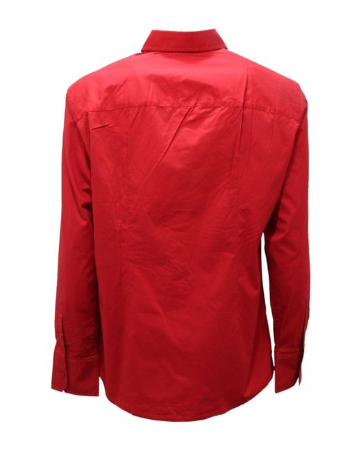 Camisa Daniele Alessandrini de hombre de color Red