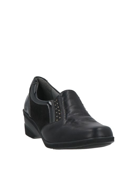 Melluso Black Loafers Leather