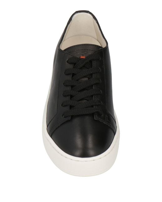 Santoni Black Sneakers