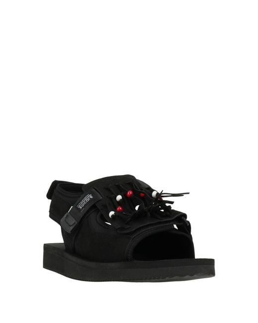 Suicoke Black Sandals for men
