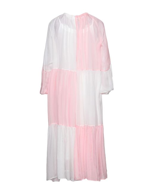 LOVEBIRDS Pink Midi Dress