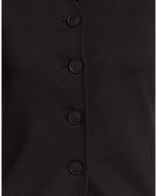Max Mara Black Tailored Vests