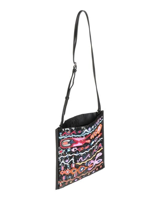 Emilio Pucci White Shoulder Bag Polyester, Lambskin