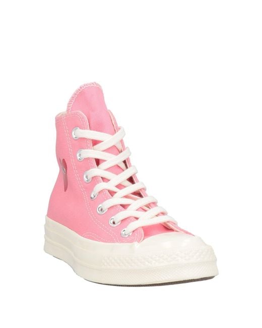 CONVERSE x COMME des GARÇONS PLAY Pink Trainers