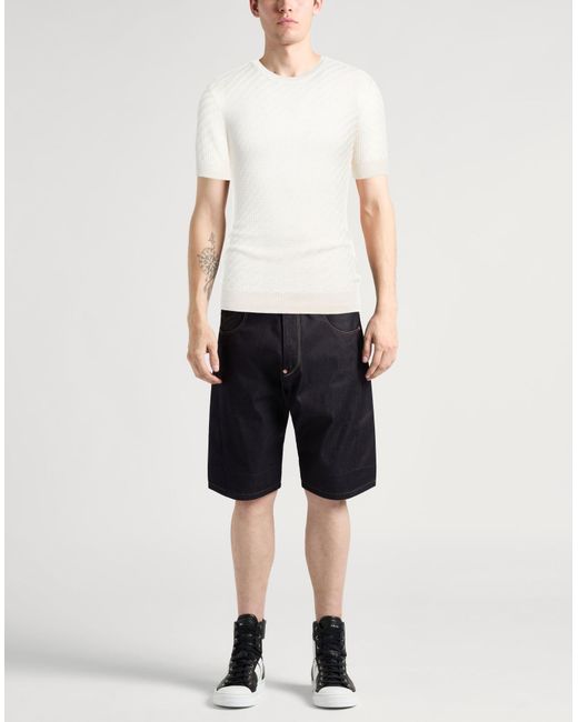 Emporio Armani White Jumper for men