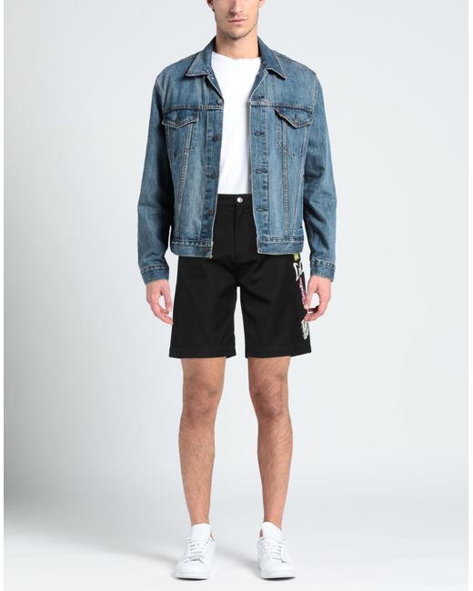 Gcds Black Shorts & Bermuda Shorts for men