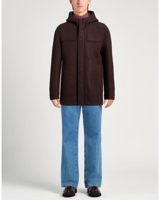 Manuel Ritz Brown Coat for men