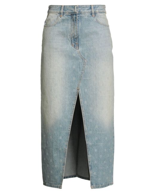 Givenchy Blue Denim Skirt